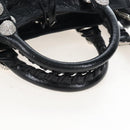 Balenciaga Le City Small Hand Bag Leather 2way Black 866029 Auth BA15875SAM-7