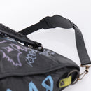 Balenciaga The City Graffiti Hand Bag Leather Black 115748 Auth BA15876M-10