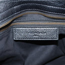 Balenciaga The City Graffiti Hand Bag Leather Black 115748 Auth BA15876M-19