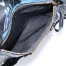 Balenciaga The City Graffiti Hand Bag Leather Black 115748 Auth BA15876M-26