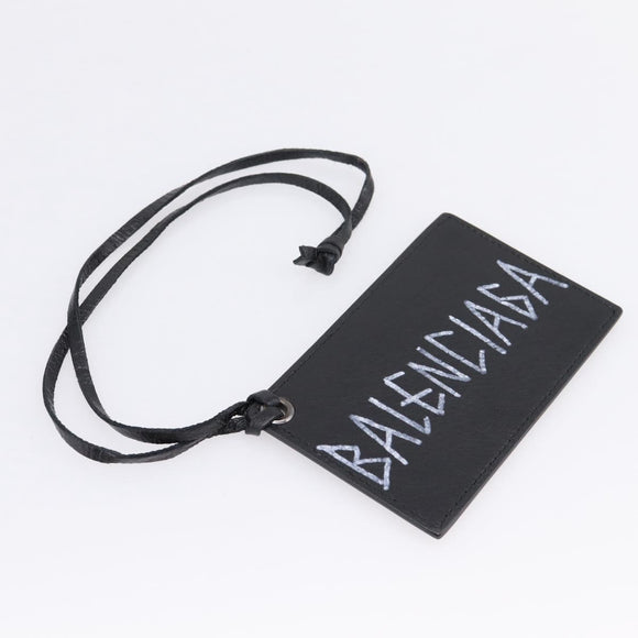 Balenciaga The City Graffiti Hand Bag Leather Black 115748 Auth BA15876M