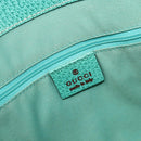 GUCCI GG Canvas Tote Bag Beige Silver 113019 Auth BA15877V-17