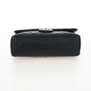 CHANEL Big Matelasse32 Chain Bag Lamb Skin Black Gold CC Auth BA15880SAM-10