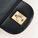 CHANEL Big Matelasse32 Chain Bag Lamb Skin Black Gold CC Auth BA15880SAM-17