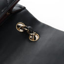 CHANEL Big Matelasse32 Chain Bag Lamb Skin Black Gold CC Auth BA15880SAM-18