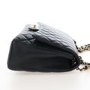 CHANEL Big Matelasse32 Chain Bag Lamb Skin Black Gold CC Auth BA15880SAM-5