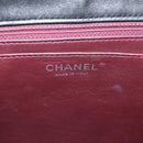 CHANEL Big Matelasse30 Chain Bag Lamb Skin Black Silver CC Auth BA15881SAM-20