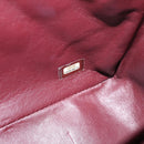 CHANEL Big Matelasse30 Chain Bag Lamb Skin Black Silver CC Auth BA15881SAM-11