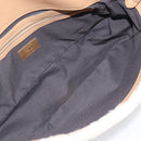 FENDI Zucca Canvas Mamma Baguette Shoulder Bag Fur 2way White Gold Auth BA15885M-23