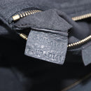 CELINE Luggage Nano Hand Bag Leather Gray Gold Auth BA15888V-12