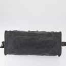 Balenciaga The Giant Part Time Bag Leather 2way Gray Silver 173082 Auth BA15890A-12