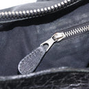 Balenciaga The Giant Part Time Bag Leather 2way Gray Silver 173082 Auth BA15890A-22