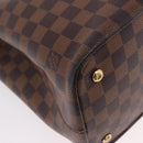 LOUIS VUITTON Damier Ebene Kensington Hand Bag N41435 LV Auth BA15892V-13