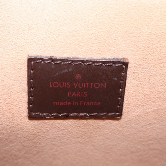 LOUIS VUITTON Damier Ebene Kensington Hand Bag N41435 LV Auth BA15892V