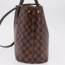 LOUIS VUITTON Damier Ebene Kensington Hand Bag N41435 LV Auth BA15892V-4
