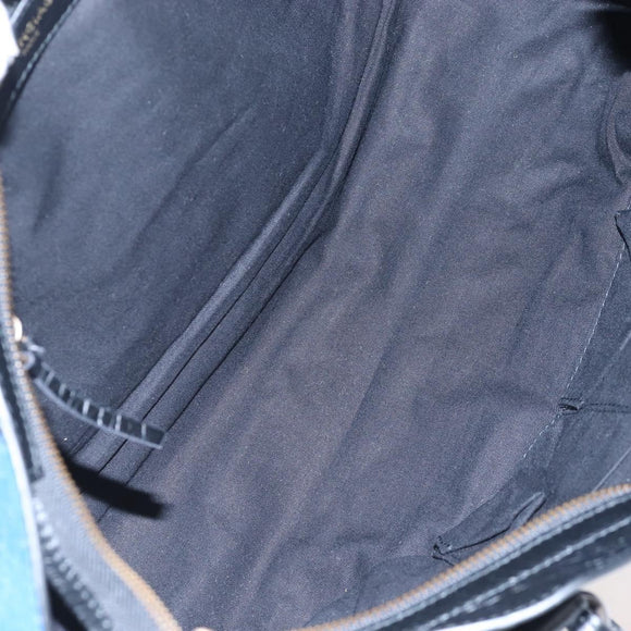 Balenciaga The City Graffiti Hand Bag Leather 2way Black 505550 Auth BA15893SAM