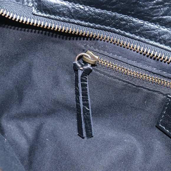 Balenciaga The City Graffiti Hand Bag Leather 2way Black 505550 Auth BA15893SAM