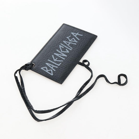 Balenciaga The City Graffiti Hand Bag Leather 2way Black 505550 Auth BA15893SAM