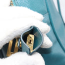 PRADA Galleria Hand Bag Saffiano leather Green Gold Auth BA15894V-22