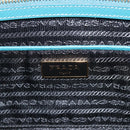 PRADA Galleria Hand Bag Saffiano leather Green Gold Auth BA15894V-23