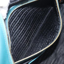 PRADA Galleria Hand Bag Saffiano leather Green Gold Auth BA15894V-27