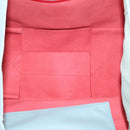 CELINE Horizontal Cabas Tote Bag Leather Red Gold Auth BA15897V-11