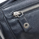 Christian Dior Shoulder Bag Leather Black Silver Auth BA15898SAM-29