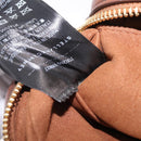 Stella McCartney Chain Shoulder Bag Leather Boa Brown Gold Auth BA15899A-12