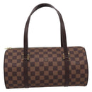 LOUIS VUITTON Damier Ebene Papillon 30 Hand Bag N51303 LV Auth BA15903V-13
