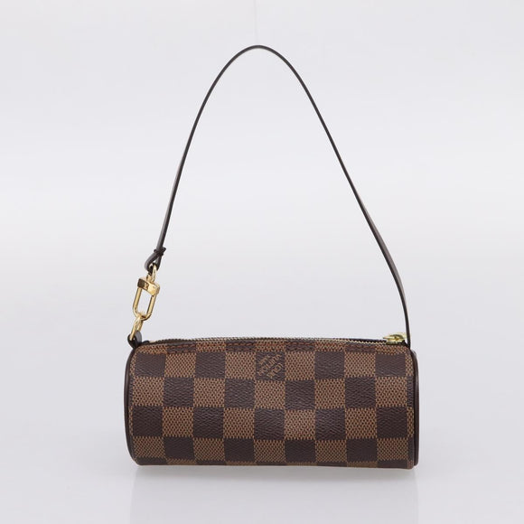 LOUIS VUITTON Damier Ebene Papillon 30 Hand Bag N51303 LV Auth BA15903V