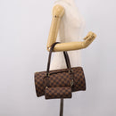 LOUIS VUITTON Damier Ebene Papillon 30 Hand Bag N51303 LV Auth BA15903V-24
