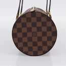 LOUIS VUITTON Damier Ebene Papillon 30 Hand Bag N51303 LV Auth BA15903V-3