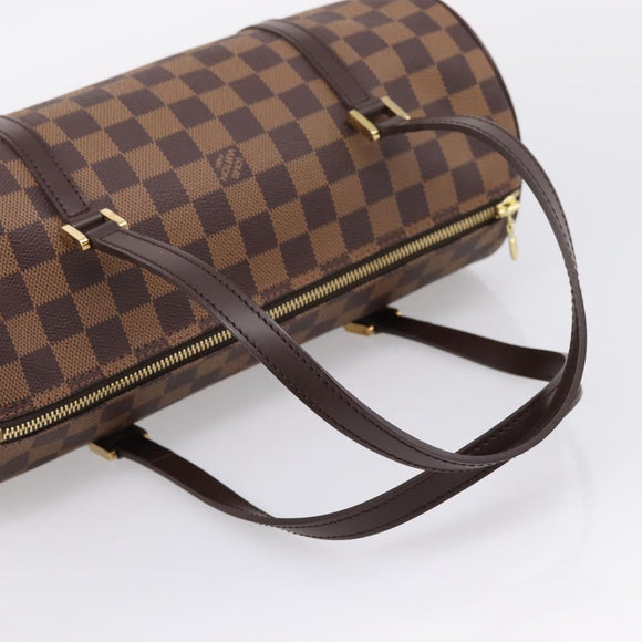 LOUIS VUITTON Damier Ebene Papillon 30 Hand Bag N51303 LV Auth BA15903V