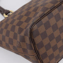 LOUIS VUITTON Damier Ebene Saleya PM Tote Bag N51183 LV Auth BA15905V-14