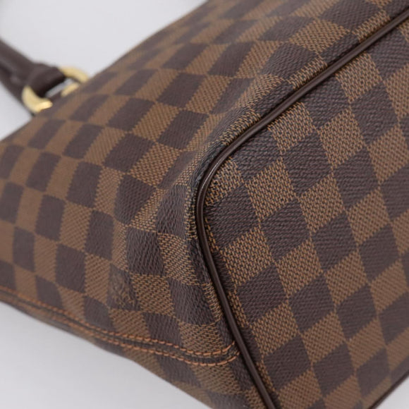 LOUIS VUITTON Damier Ebene Saleya PM Tote Bag N51183 LV Auth BA15905V