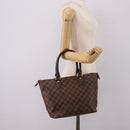 LOUIS VUITTON Damier Ebene Saleya PM Tote Bag N51183 LV Auth BA15905V-22