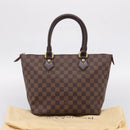 LOUIS VUITTON Damier Ebene Saleya PM Tote Bag N51183 LV Auth BA15905V-12