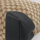 GUCCI GG Canvas Hand Bag 2way Gold Beige 247286 Auth BA15907V-14