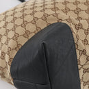 GUCCI GG Canvas Hand Bag 2way Gold Beige 247286 Auth BA15907V-15