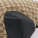 GUCCI GG Canvas Hand Bag 2way Gold Beige 247286 Auth BA15907V-16