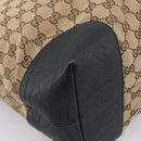 GUCCI GG Canvas Hand Bag 2way Gold Beige 247286 Auth BA15907V-9
