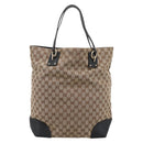 GUCCI GG Canvas Hand Bag 2way Gold Beige 247286 Auth BA15907V-2