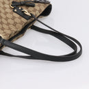 GUCCI GG Canvas Hand Bag 2way Gold Beige 247286 Auth BA15907V-7