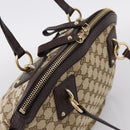 GUCCI GG Canvas Tote Bag 2way Beige Gold 247279 Auth BA15908V-6