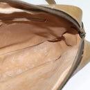 GUCCI GG Plus Supreme Shoulder Bag PVC Beige Gold Auth BA1591-17