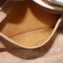 GUCCI GG Plus Supreme Shoulder Bag PVC Beige Gold Auth BA1591-19