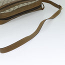 GUCCI GG Plus Supreme Shoulder Bag PVC Beige Gold Auth BA1591-7