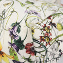 GUCCI Flora Tote Bag Canvas White 282439 Auth BA15910V-9