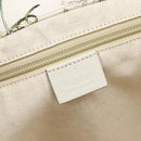 GUCCI Flora Tote Bag Canvas White 282439 Auth BA15910V-18