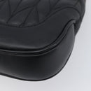 GUCCI Jackie Chain Shoulder Bag Leather Black Gold 001 4032 Auth BA15911M-16